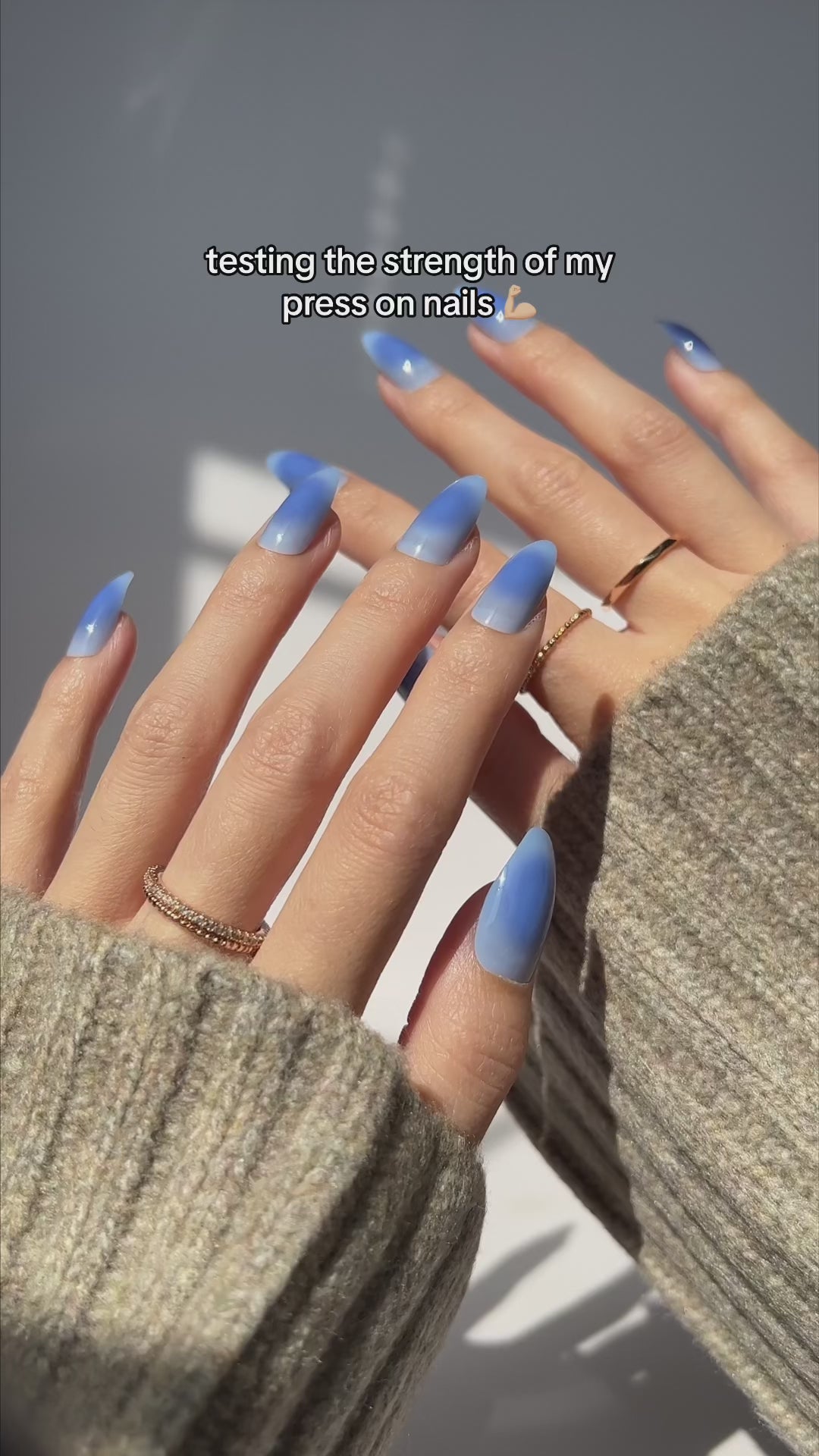 888-Aura Almond Press-On Nails | PaintLab